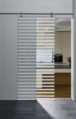 SchwebetÃŒr ESG Keramiklack-Blockstreifen - 75,5 x 203,5 cm