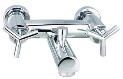 Design-WannenfÃŒllarmatur, chrom