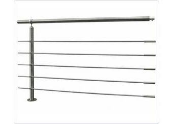 GelÃ€nderset Aluminium Zusatzset 2 AZ2 Bodenmontage
