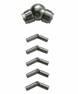 Gel&auml;nderset Aluminium/Edelstahl ES1 Eckset Preisvergleich