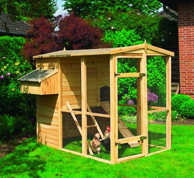 HÃŒhnerstall, 3,15 mË mit HÃŒhnerleiter, Sitzstange und Eiablage