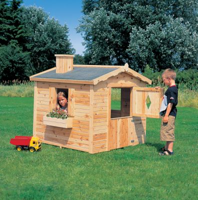 Kinderspielhaus Villa \"Spatzennest\" mit vorgefertigten Elementen Preisvergleich