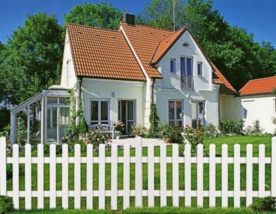Gartenzaun gerade 60 cm hoch