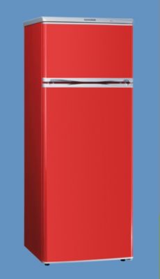 Severin KS 9764 DoppeltÃŒr KÃŒhl- und GefriergerÃ€t , rot