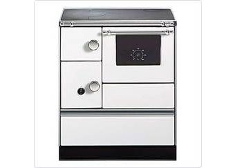 Festbrennstoffherd K 176 A weiss, Kaminanschluss rechts Preisvergleich