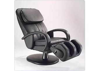 Massagesessel HT-1259, schwarz