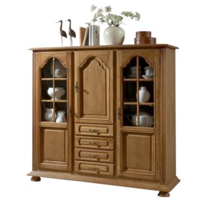 Highboard Seefeld 45053, Eiche teilmassiv Preisvergleich