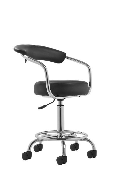 Kosmetik-Arbeitshocker COMFORT, schwarz