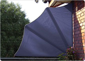 BalkonfÃ€cher, blau