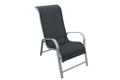Lounge-Stuhl Merano, 2er-Set - schwarz