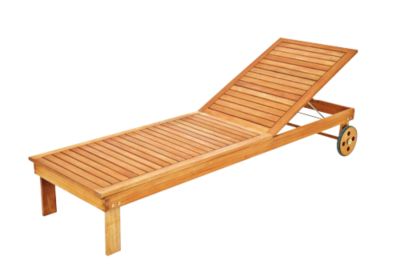 Holz-Sonnenliege
