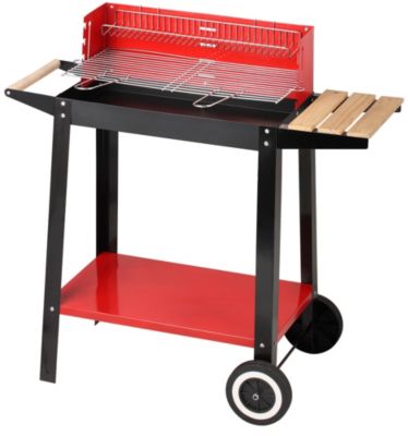 Grillwagen mit Holzablage