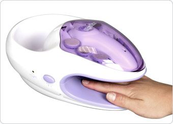 Nagel Pflegecenter mit Fingersprudelbad - 3 in 1