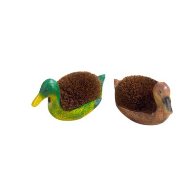 Schuhb&uuml;rste \"Ente\" gr&uuml;n/gelb Preisvergleich