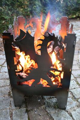 Feuerkorb Drache XXL