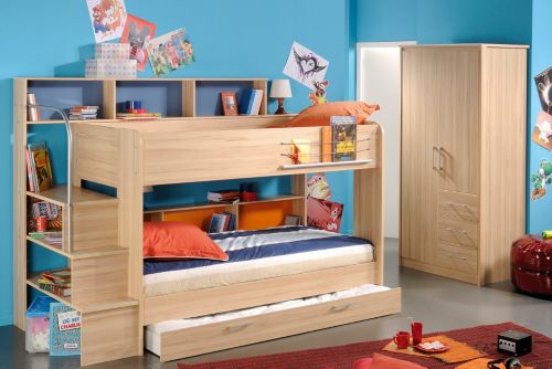 Etagenbett Bibop mit Kleiderschrank