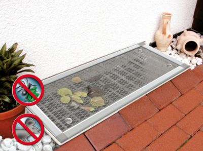 Lichtschachtabdeckung Alu-Rahmen 44 x 106 cm Preisvergleich