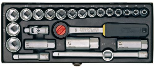 Proxxon Steckschl&uuml;ssel-Kompaktsatz 3/8" 24-tlg.