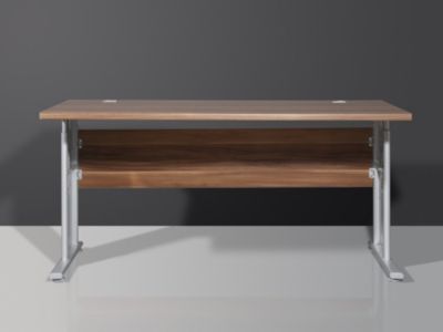 Germania Vision Schreibtisch hÃ¶henverstellbar, Walnuss