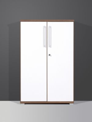 Germania Vision Aktenschrank, 3 Raster, Walnuss