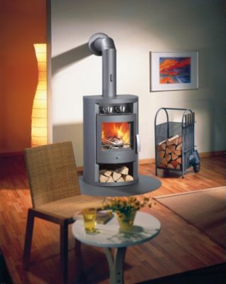 Kaminofen Pluto Radiant KF 108 - mit Rohrset und Glasplatte Preisvergleich