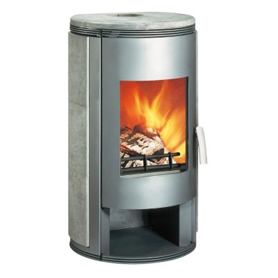 Kaminofen Rona KF 101 - RSF - mit Rohrset und Glasplatte
