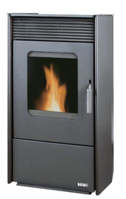 Rowi Pellet-Heizofen EASY 8,9 kW anthrazit