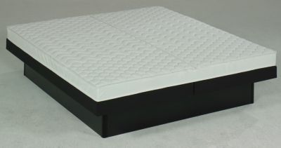 Ocean Duo Wasserbett Split, 160 x 200 cm, Schwarz, F6