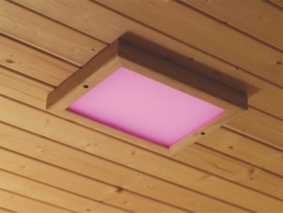 Karibu Sauna Farblichtanwendung LED