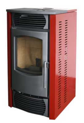 G&uuml;de GP 8000 Pelletofen Basic 9,4 kW bordeauxrot Preisvergleich