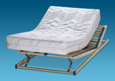 WINKLE Kaltschaummatratze Honolulu, 80 x 200 cm mit Lattenrost - HG2