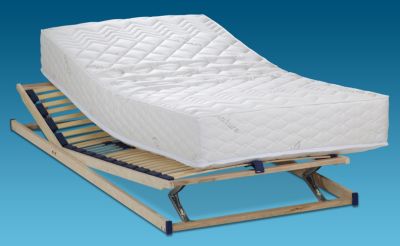 WINKLE Kaltschaummatratze Hawai 7-Zonen, 80 x 200 cm mit Lattenrost - HG3