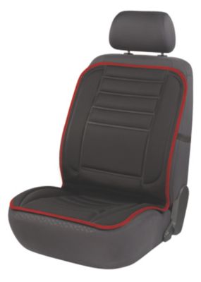 Beheizbarer Sitzaufleger Comfort Heat, schwarz/rot
