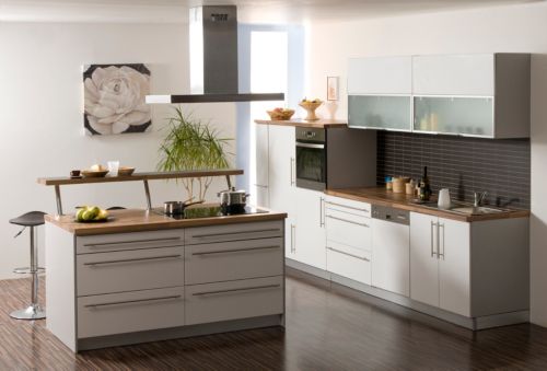 K&uuml;chenzeile Cucina Island Lysa ohne E-Ger&auml;te