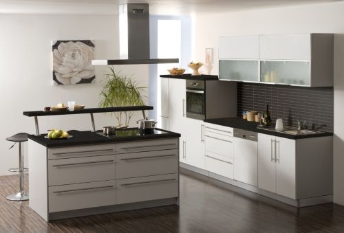 K&uuml;chenzeile Cucina Island Pukra ohne E-Ger&auml;te