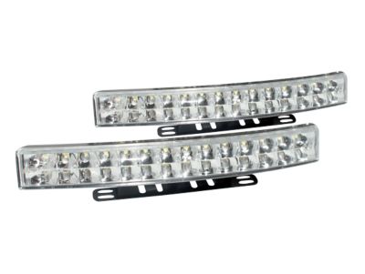 LED Tagfahrleuchten 12V - gekrÃŒmmt 20 cm mit 28 LEDs