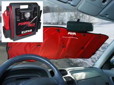 Scheibenenteiser mit BatterieladegerÃ€t Power Pack
