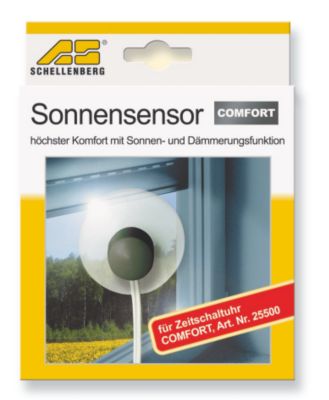 Rolladen Sonnen- und DÃ€mmerungssensor fÃŒr Zeitschaltuhr COMFORT