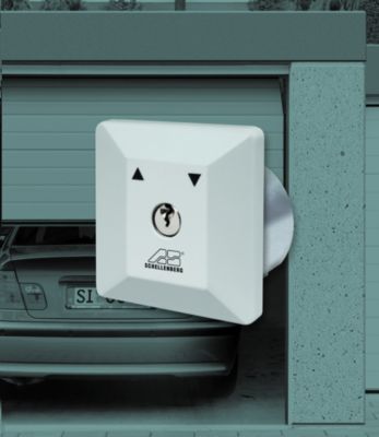 Schellenberg SchlÃŒsselschalter fÃŒr Garagen- und AuÃentorantriebe - Unterputz
