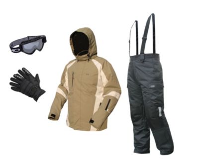 KAMO Ski-Funktionskleidung Herren, 4-tlg. beige M