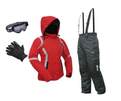 Produkt KAMO Ski-Funktionskleidung Damen, 4-tlg. rot S