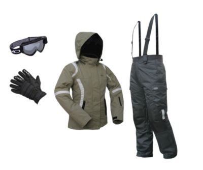 KAMO Ski-Funktionskleidung Damen, 4-tlg. beige L