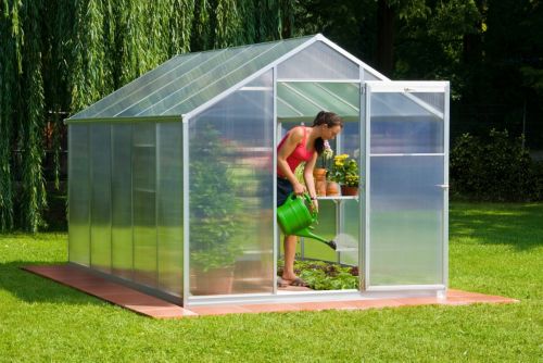 Profi V / 8 mm Alu-Gew&auml;chshaus - 9,0 m&sup2;