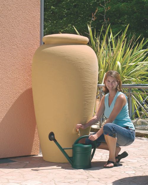 Garantia Regen-Amphoren sandbeige 300 L