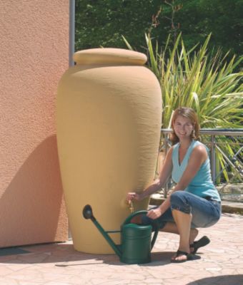 Garantia Regen-Amphoren sandbeige 500 L