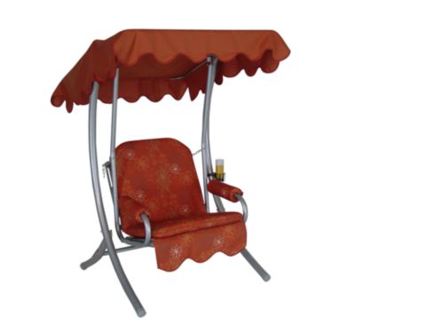 Single Hollywoodschaukel Design Genf - Komplett-Set, 6...