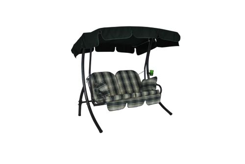 Comfort-Balkon-2er-Hollywoodschaukel Denver-Komplett-Set inkl 6...