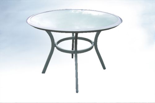 Alu Gartentisch rund, &Oslash; 105 cm