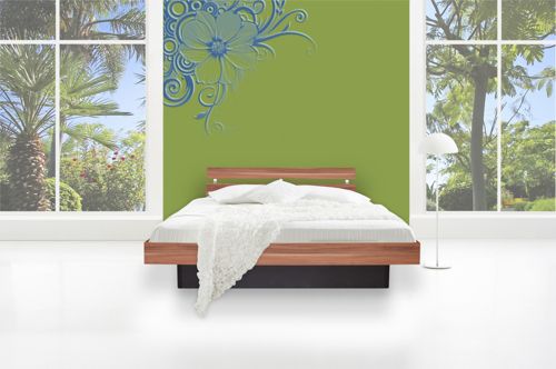 Ocean Duo Wasserbett mit Bettumrandung und Kopfteil, 180 x 200...