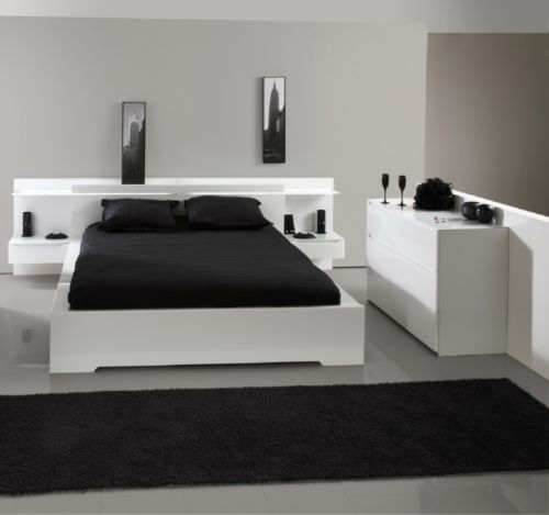 Bett Ambynight 3, mit Kommode